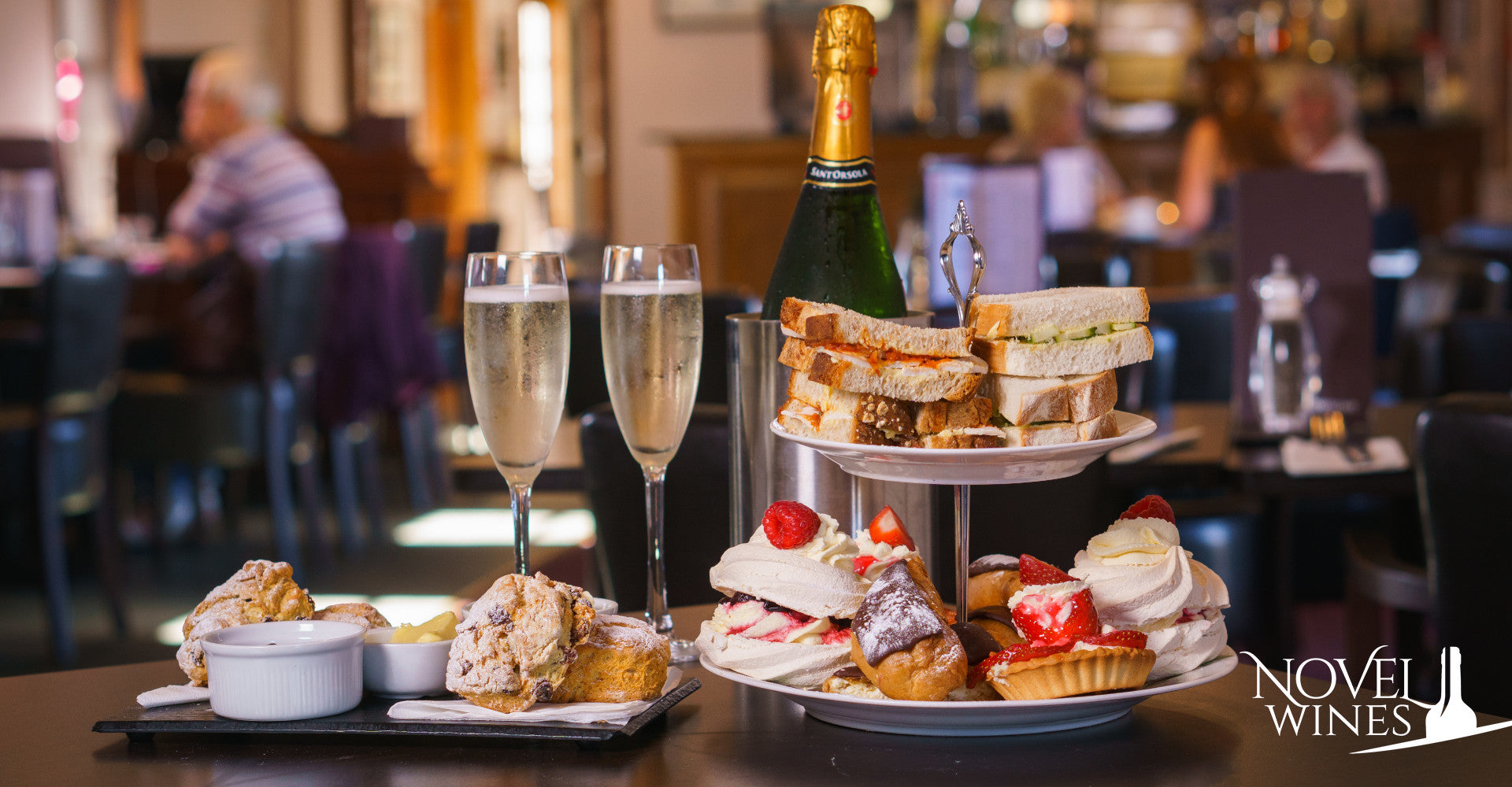 Sparkling wine and afternoon tea with BBC Radio Bristol