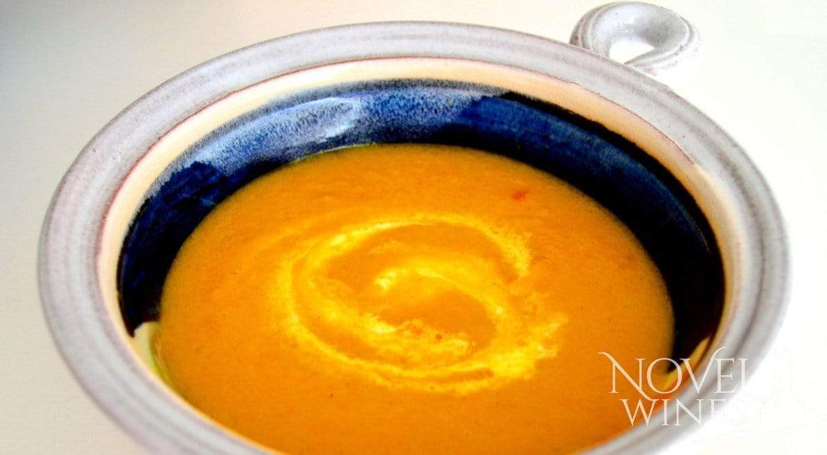 Fiery carrot and ginger soup recipe
