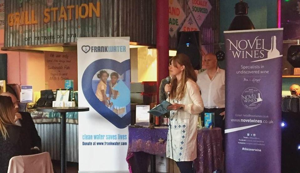 Novel Wines helps Bristol-based charity FRANK Water to raise over £7000 for clean water projects in India