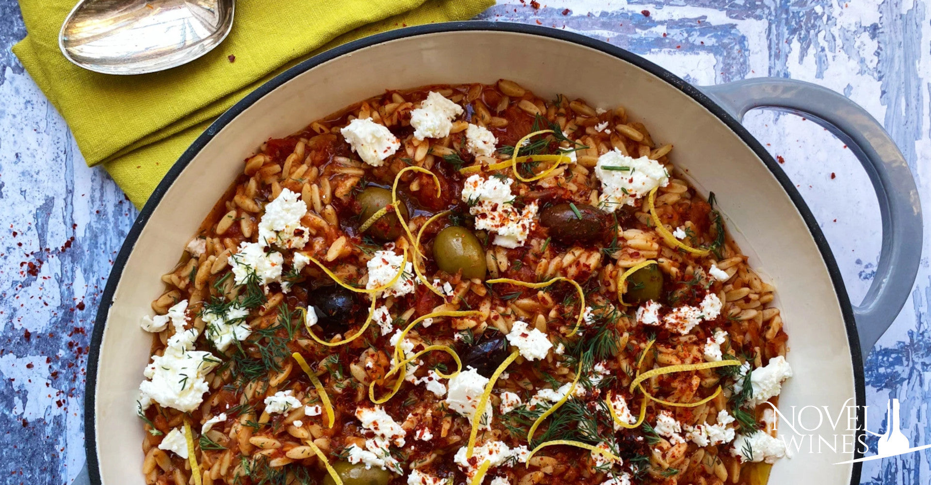 Recipe for Greek Kritharaki with Feta