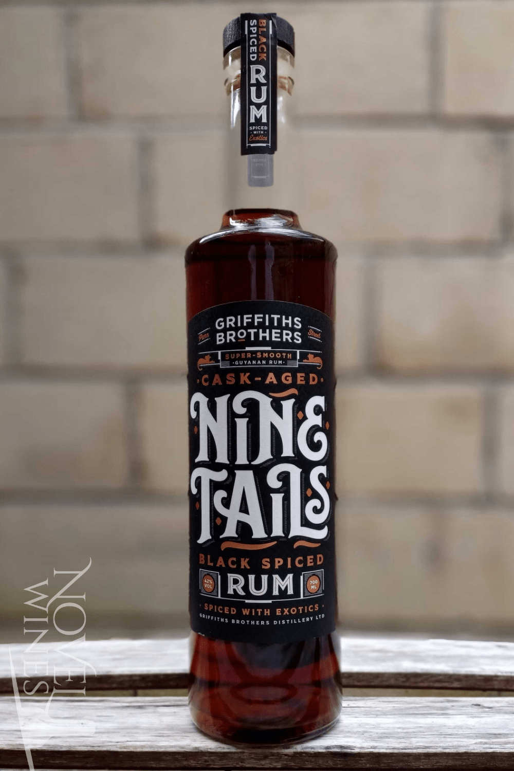 Burning Barn Rum Griffiths Brothers Nine Tails Black Spiced Rum 42.0%, Guyana