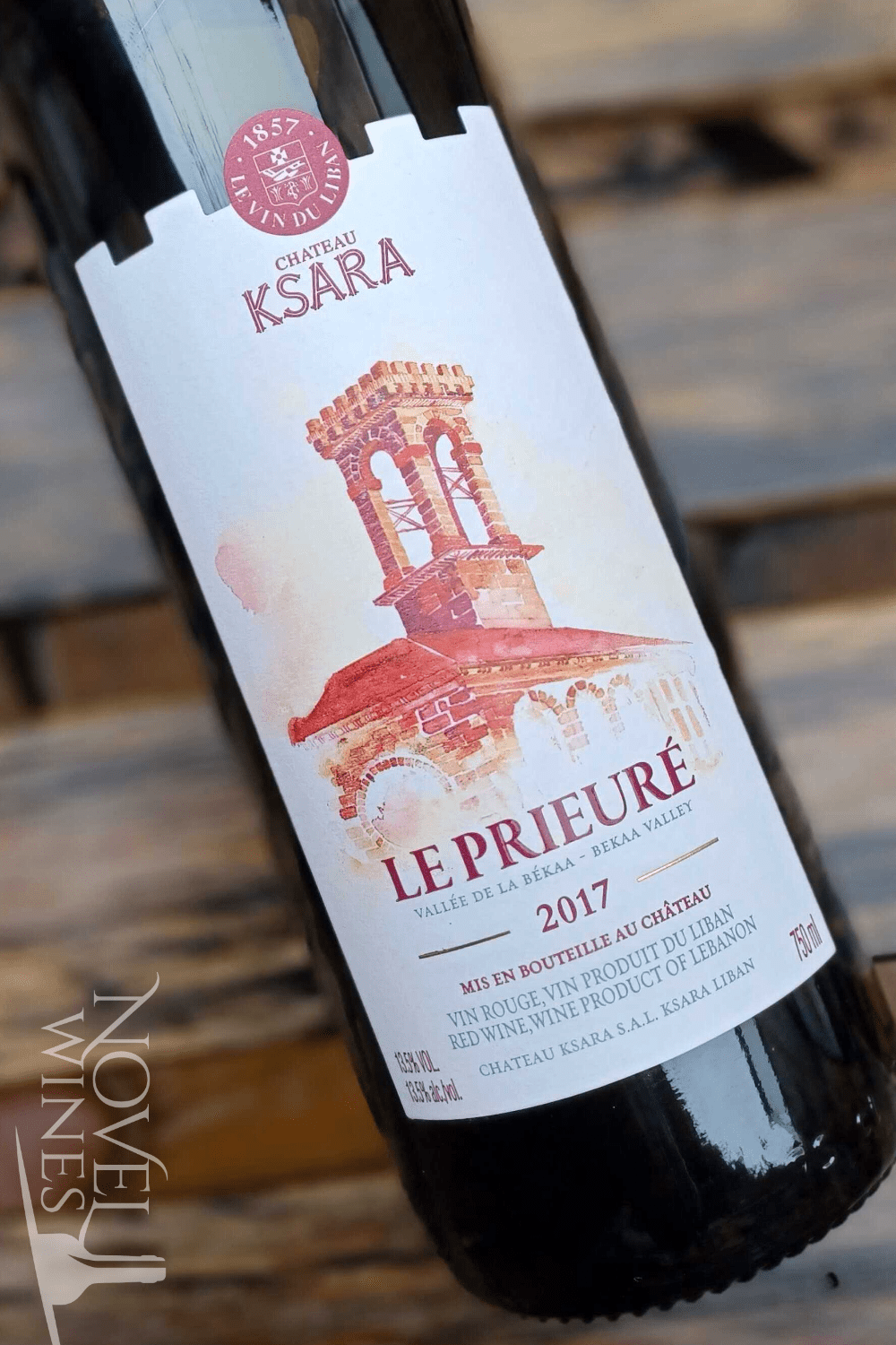 Chateau Ksara Red Wine Chateau Ksara Le Prieure Red 2017, Lebanon