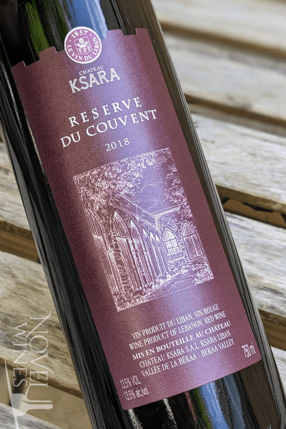 Chateau Ksara Red Wine Chateau Ksara Reserve Du Couvent 2018, Lebanon