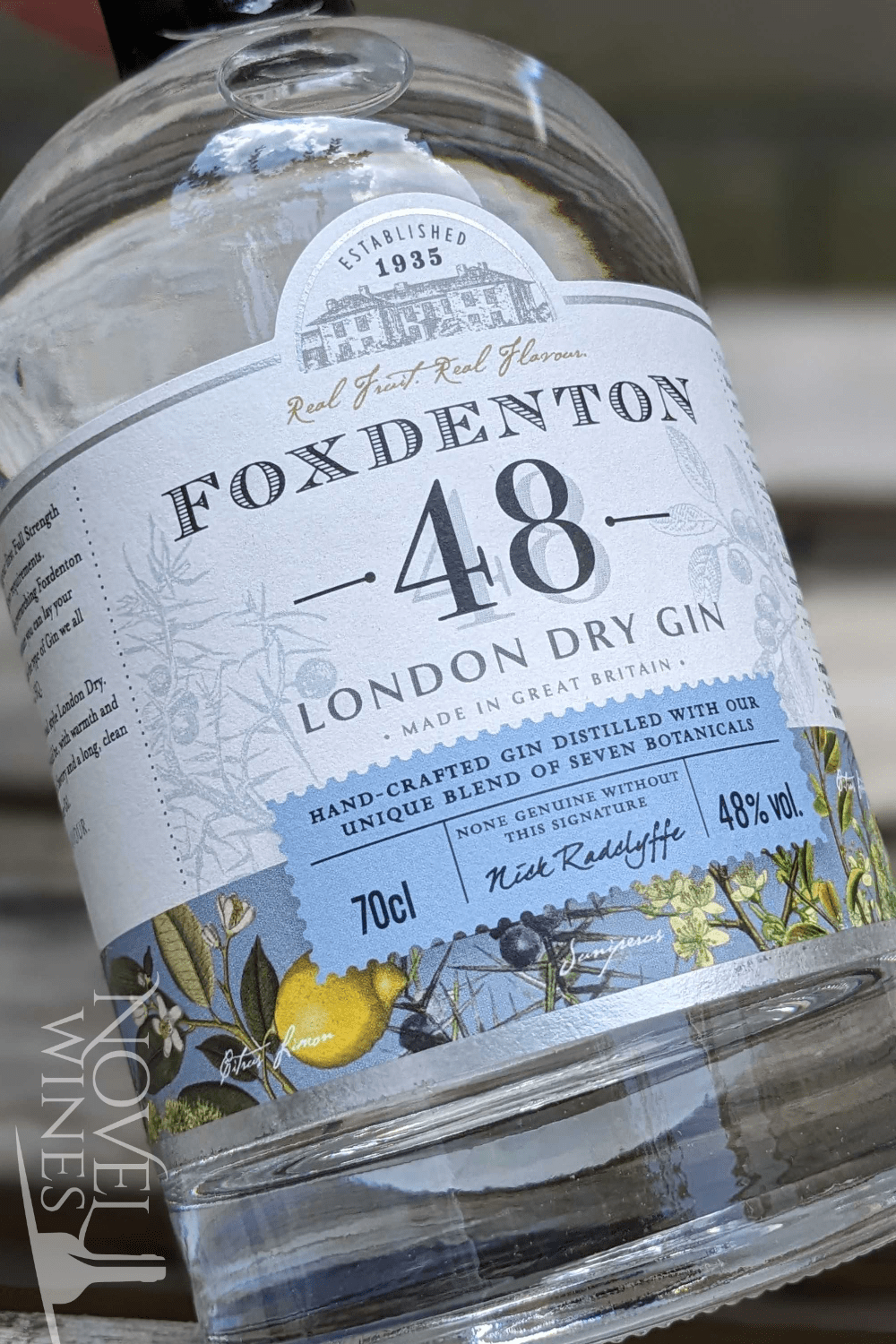 Foxdenton Estate Gin Foxdenton 'The Original 48' London Dry Gin 48.0% abv, England