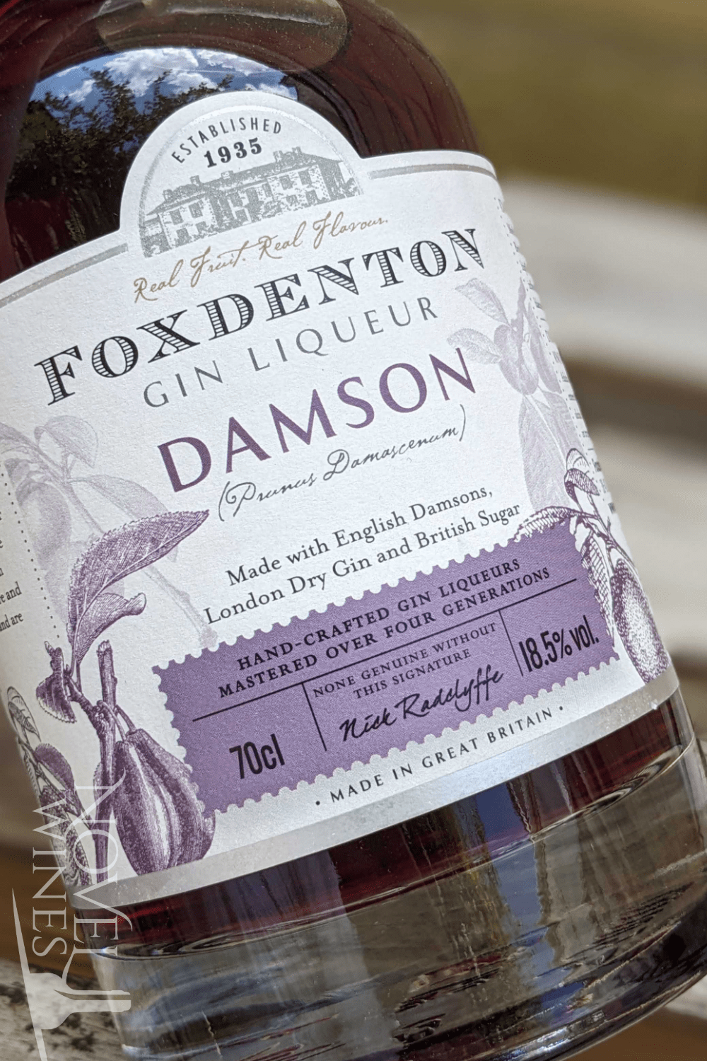Foxdenton Estate Liqueur Foxdenton Damson Gin Liqueur 18.5% abv, England