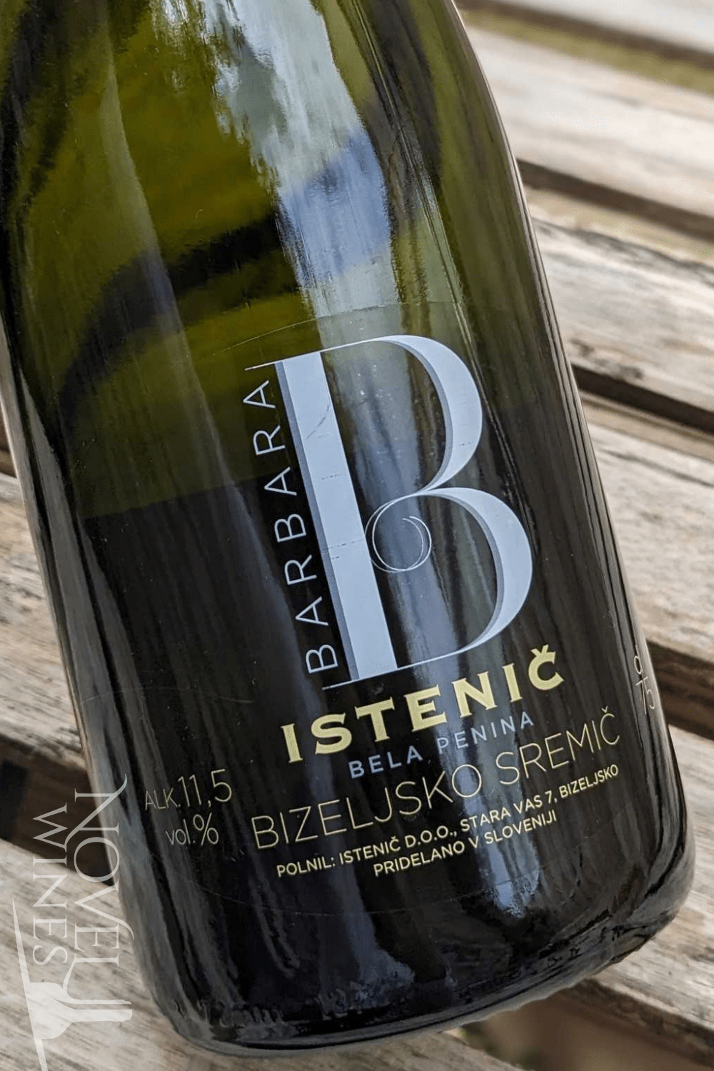 Istenic Sparkling Wine Istenic Barbara Sec Sparkling NV, Slovenia