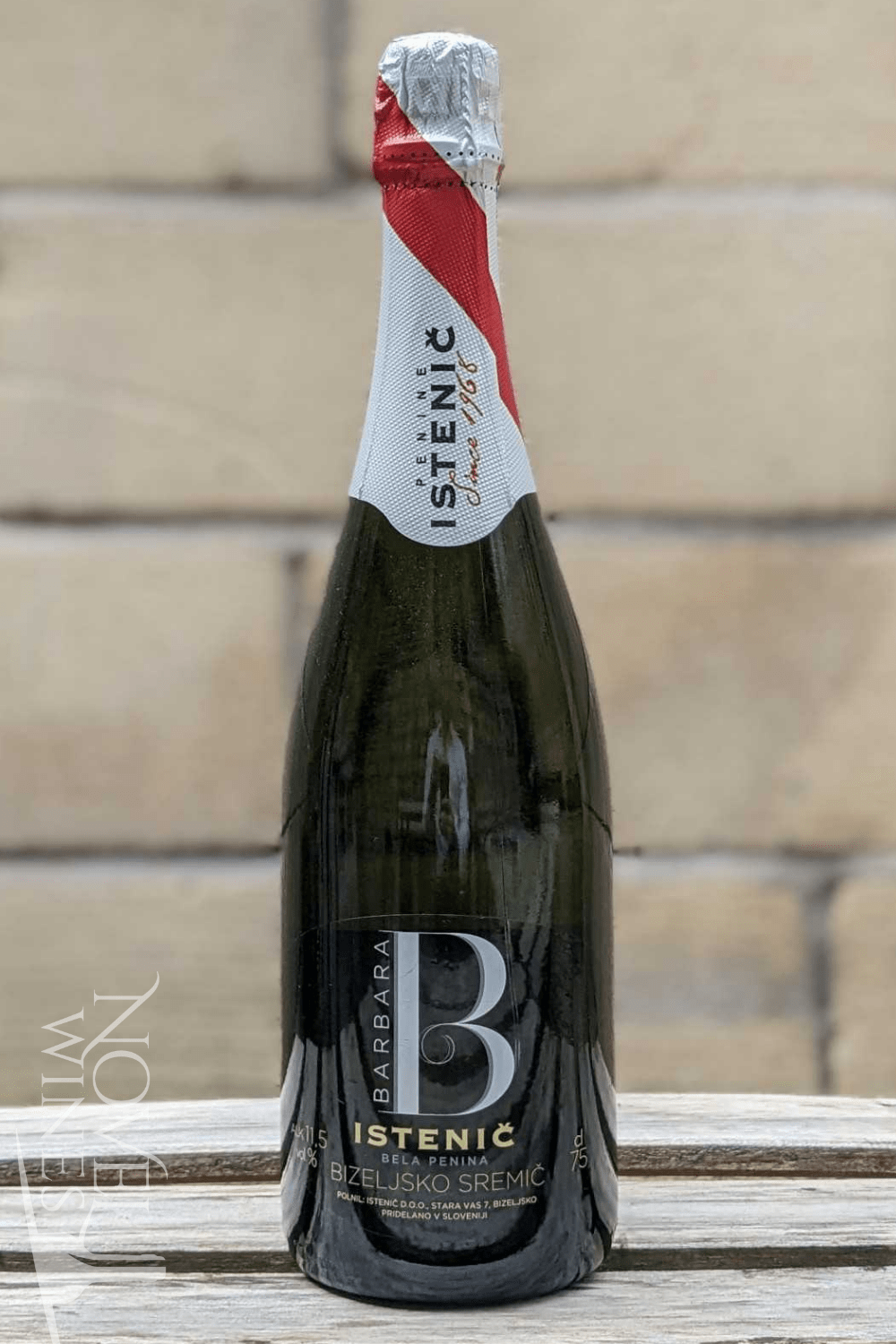 Istenic Sparkling Wine Istenic Barbara Sec Sparkling NV, Slovenia