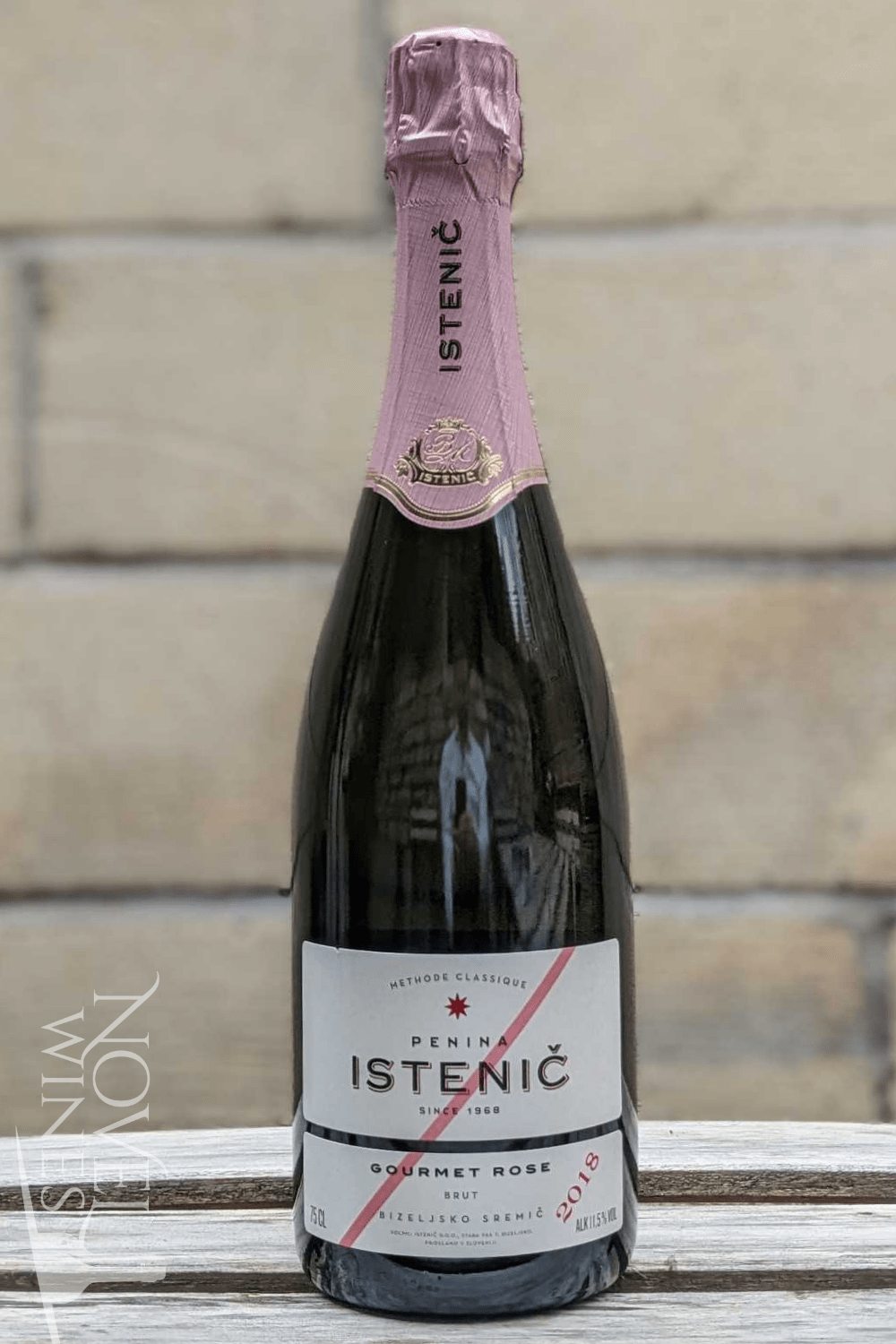 Istenic Sparkling Wine Istenic Gourmet Rosé Brut 2018, Slovenia