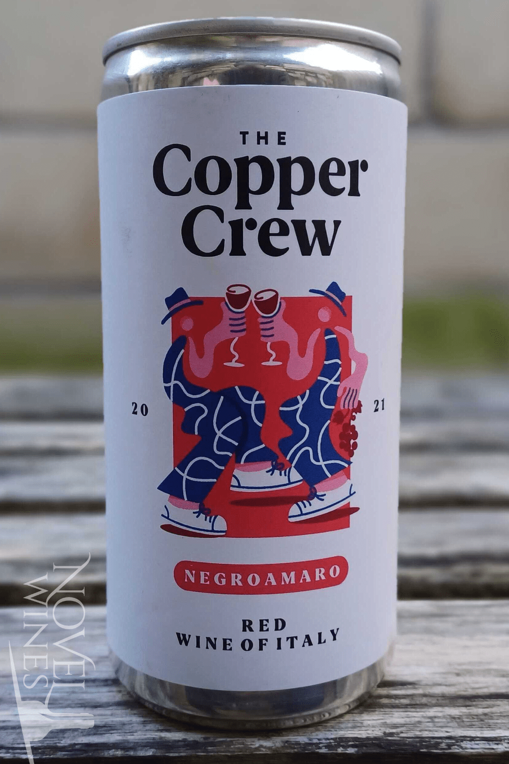 Novel Wines Canned Wine Co. The Copper Crew Negroamaro Organic, Italy