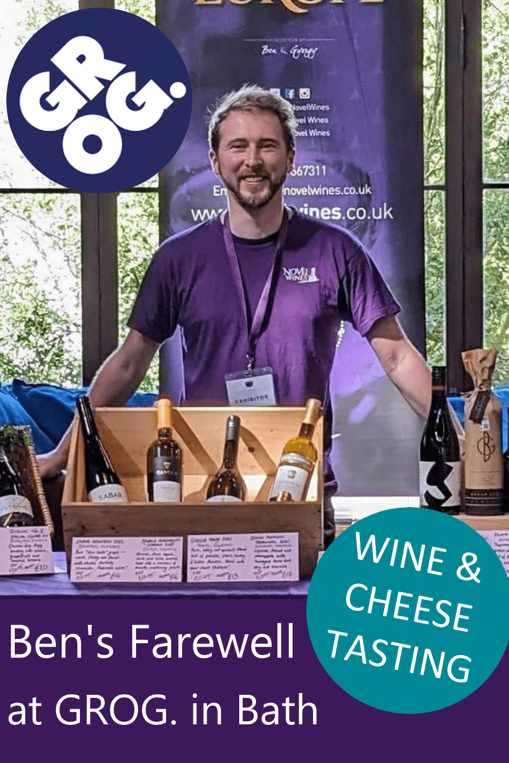 Novel Wines Event Copy of Ben's 'Last Go Round' VIP Cellar Door Tasting, Bath Shop, Friday 15 December at 7.30PM
