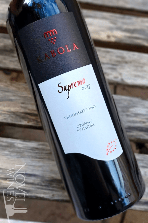 Novel Wines Kabola Supremo 2015, Croatia