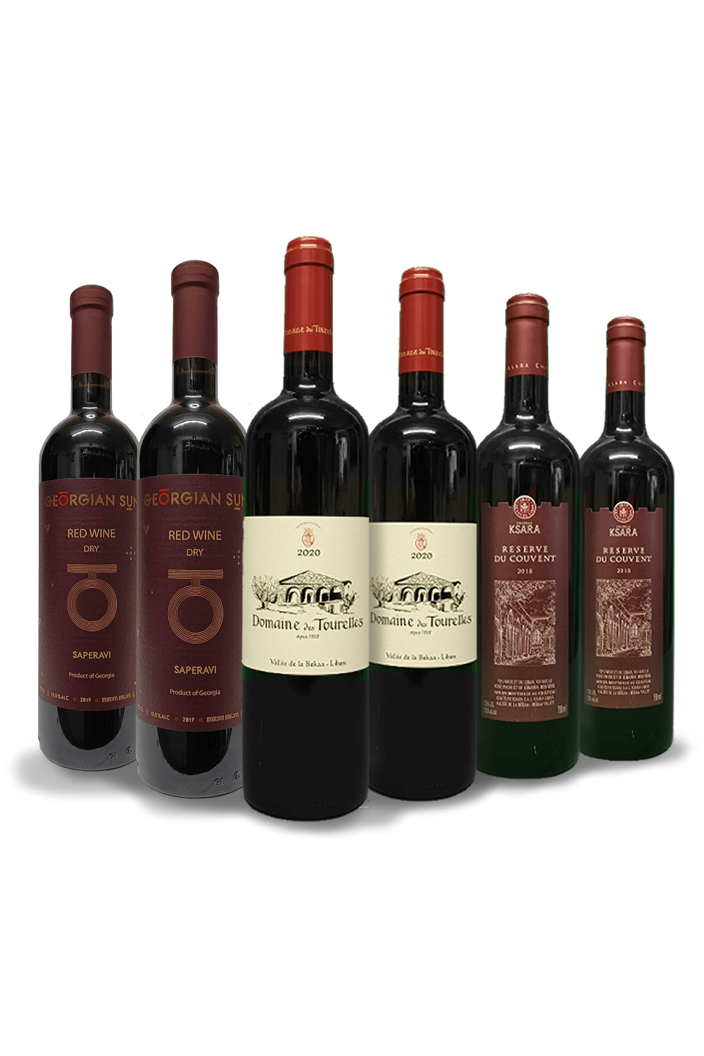 Novel Wines Mixed Case Our deal on Eastern Med Reds - Six Bottle Mixed Case Offer