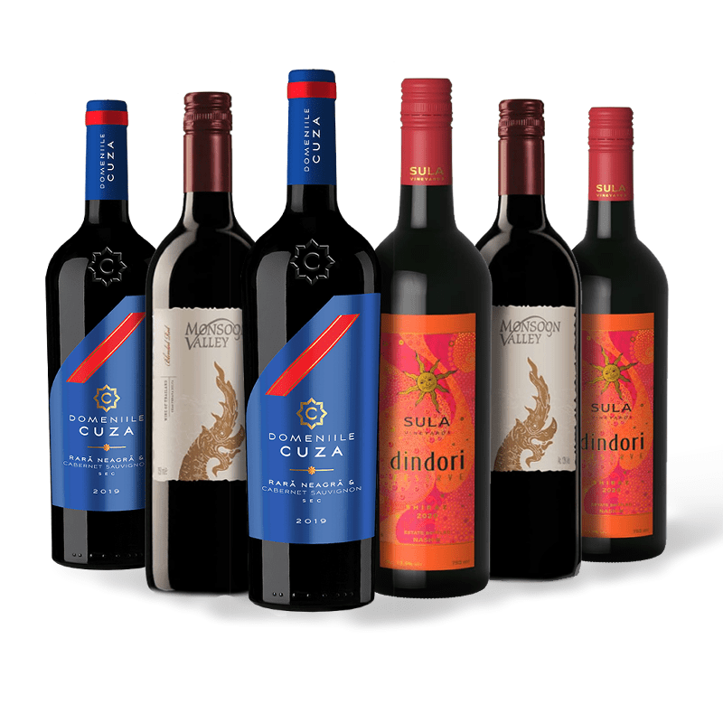 Cases of hot sale red wine offers