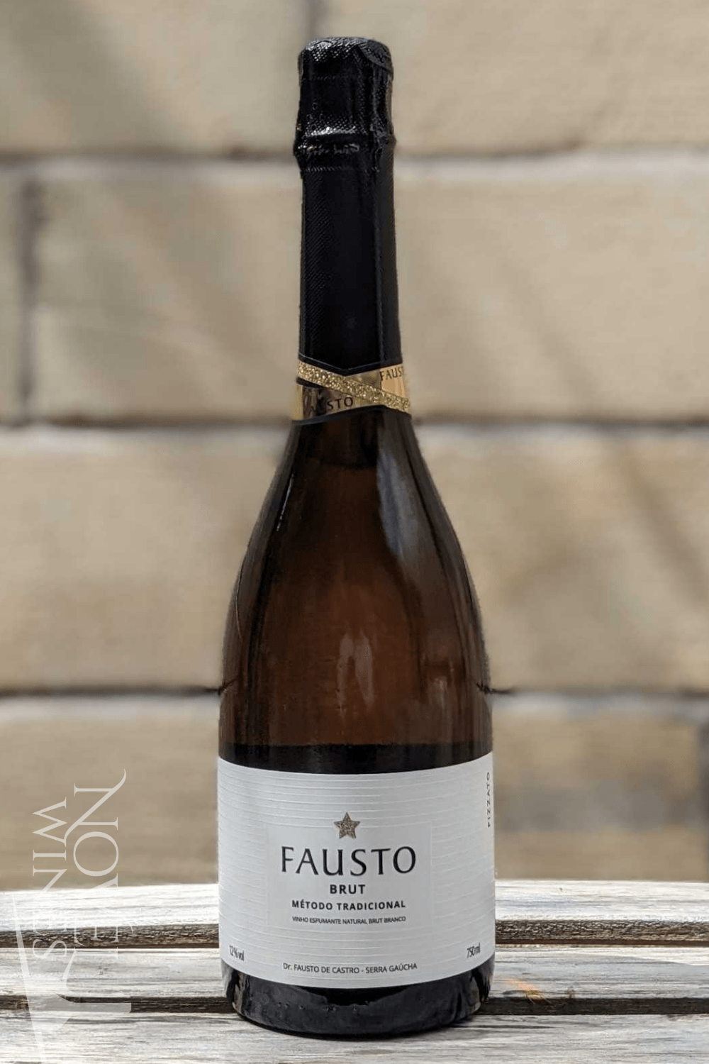 Pizzato Sparkling Wine Pizzato Fausto Brut NV, Brazil