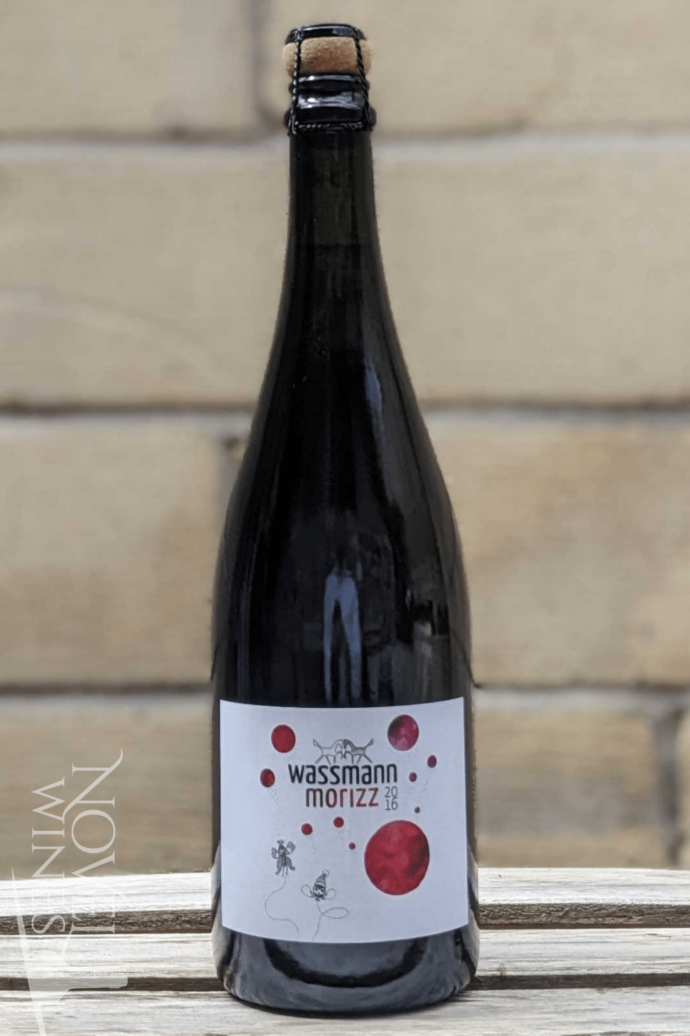Wassmann Sparkling Wine Wassmann Morizz Portugieser Traditional Method Sparkling Red 2016, Hungary