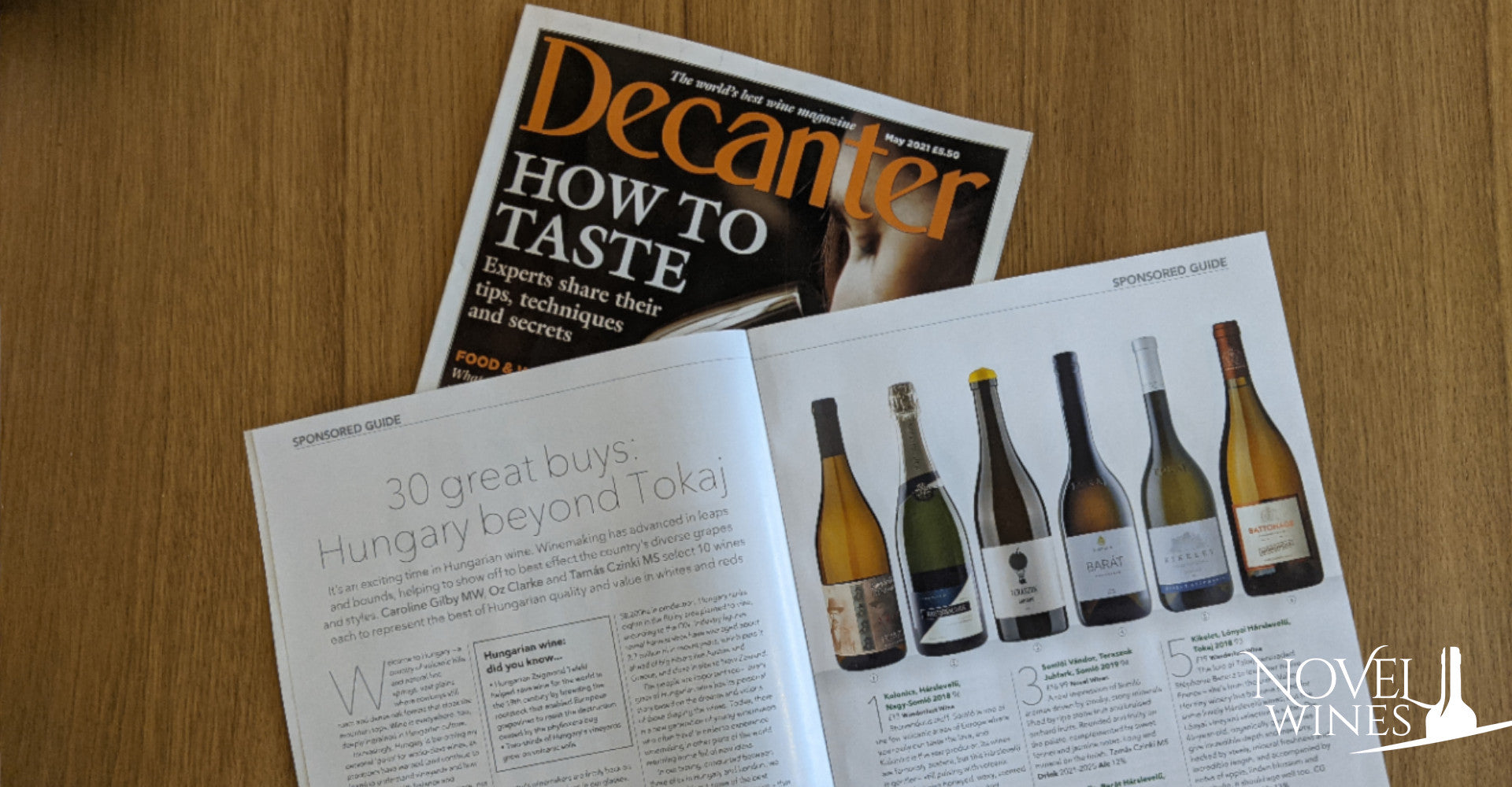 Big Decanter Wins for Hungarian Wines in their Latest Issue