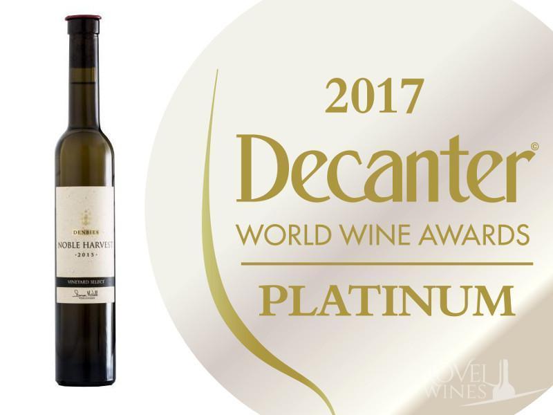 Denbies Noble Harvest 2015 is a DWWA Platinum award winner