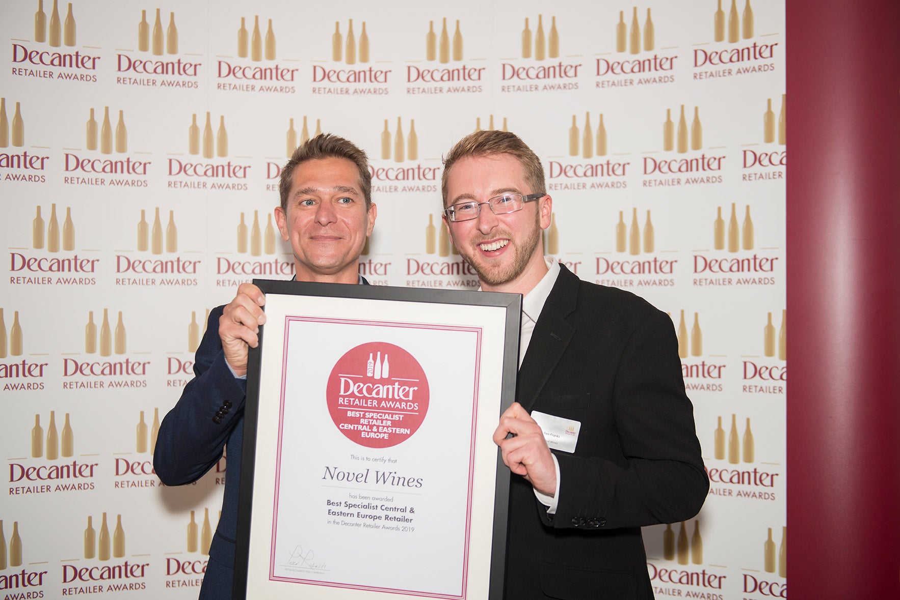 Novel Wines wins the Decanter Award for 'Best Central & Eastern European Retailer' second year running!