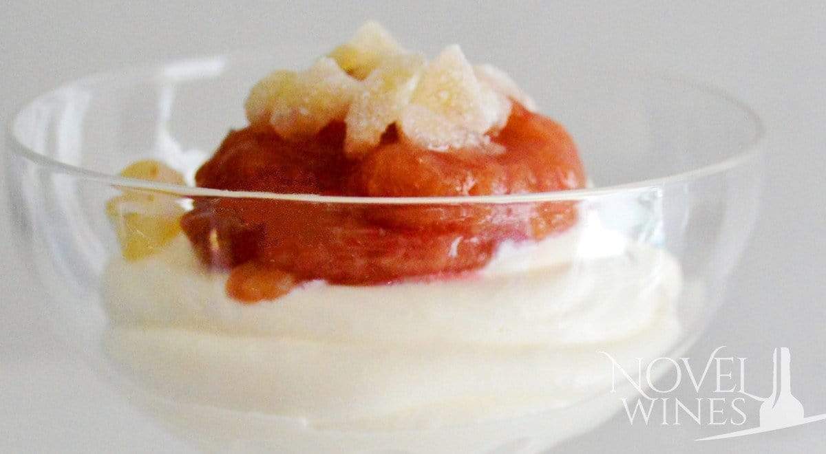 Rhubarb and Ginger Syllabub recipe