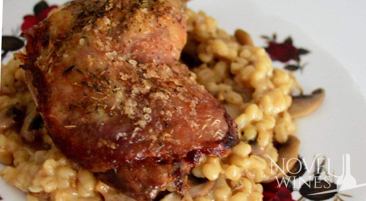 Roast Duck with Porcini & Pearl Barley Risotto Recipe