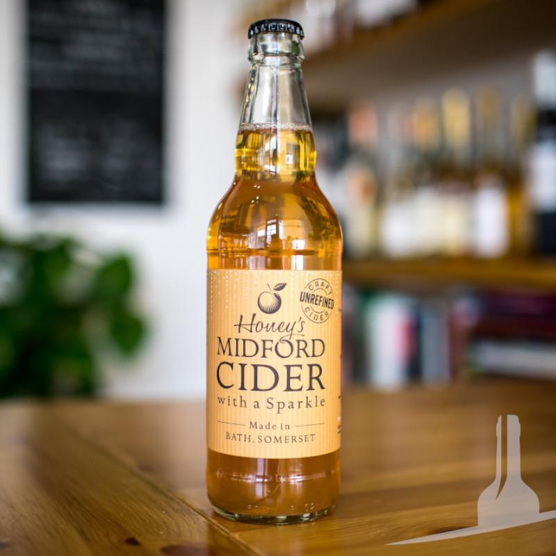 Honey's Cider Ciders and Beers Honey's Midford Unrefined Sparkling Cider 500ml, England