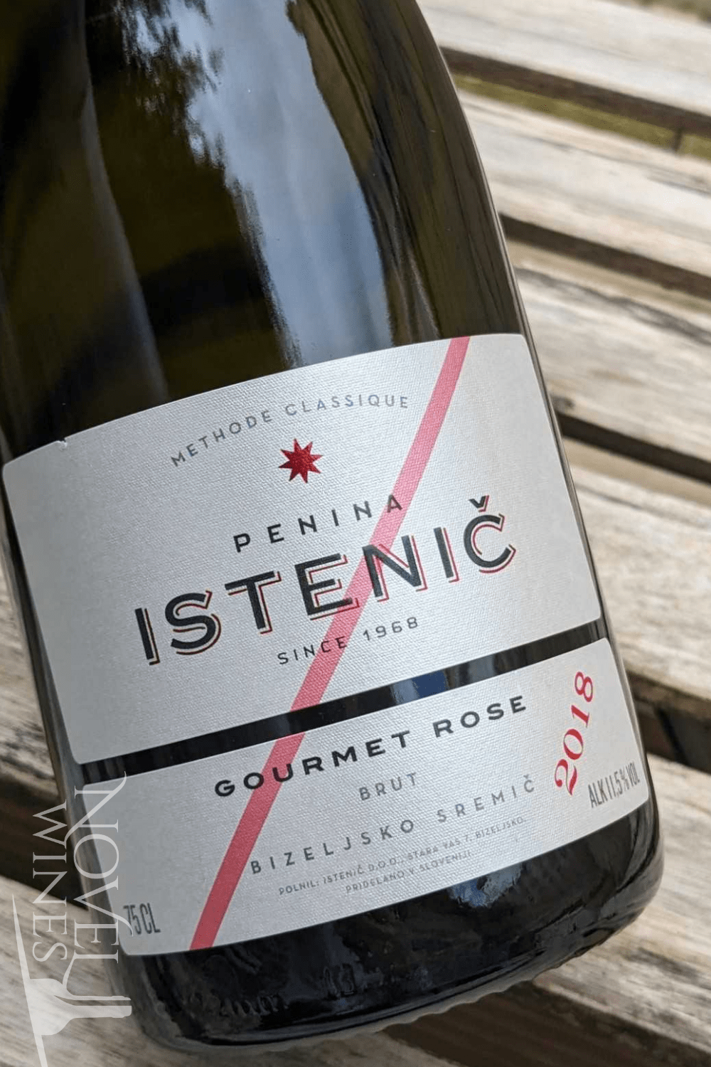 Istenic Sparkling Wine Istenic Gourmet Rosé Brut 2018, Slovenia