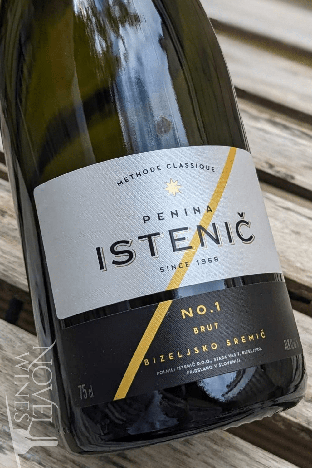 Istenic Sparkling Wine Istenic Special Cuvée No. 1 Brut NV, Slovenia