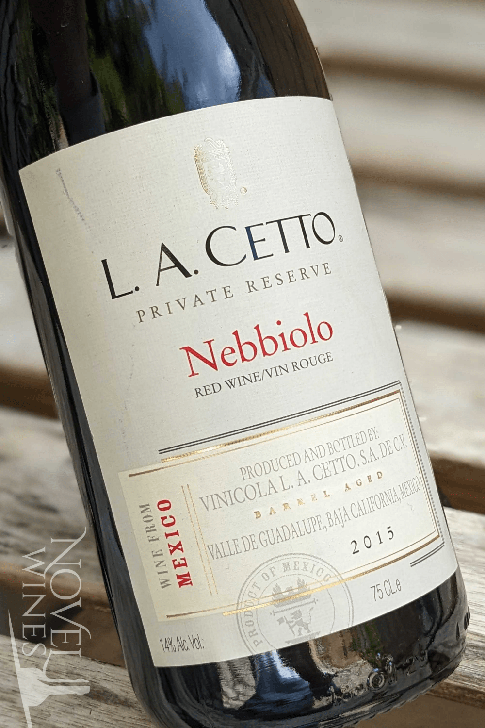 L. A. Cetto Red Wine L. A. Cetto Private Reserve Nebbiolo 2015, Mexico