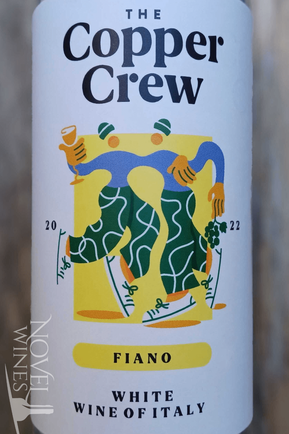 Novel Wines Canned Wine Co. The Copper Crew Fiano Organic, Italy
