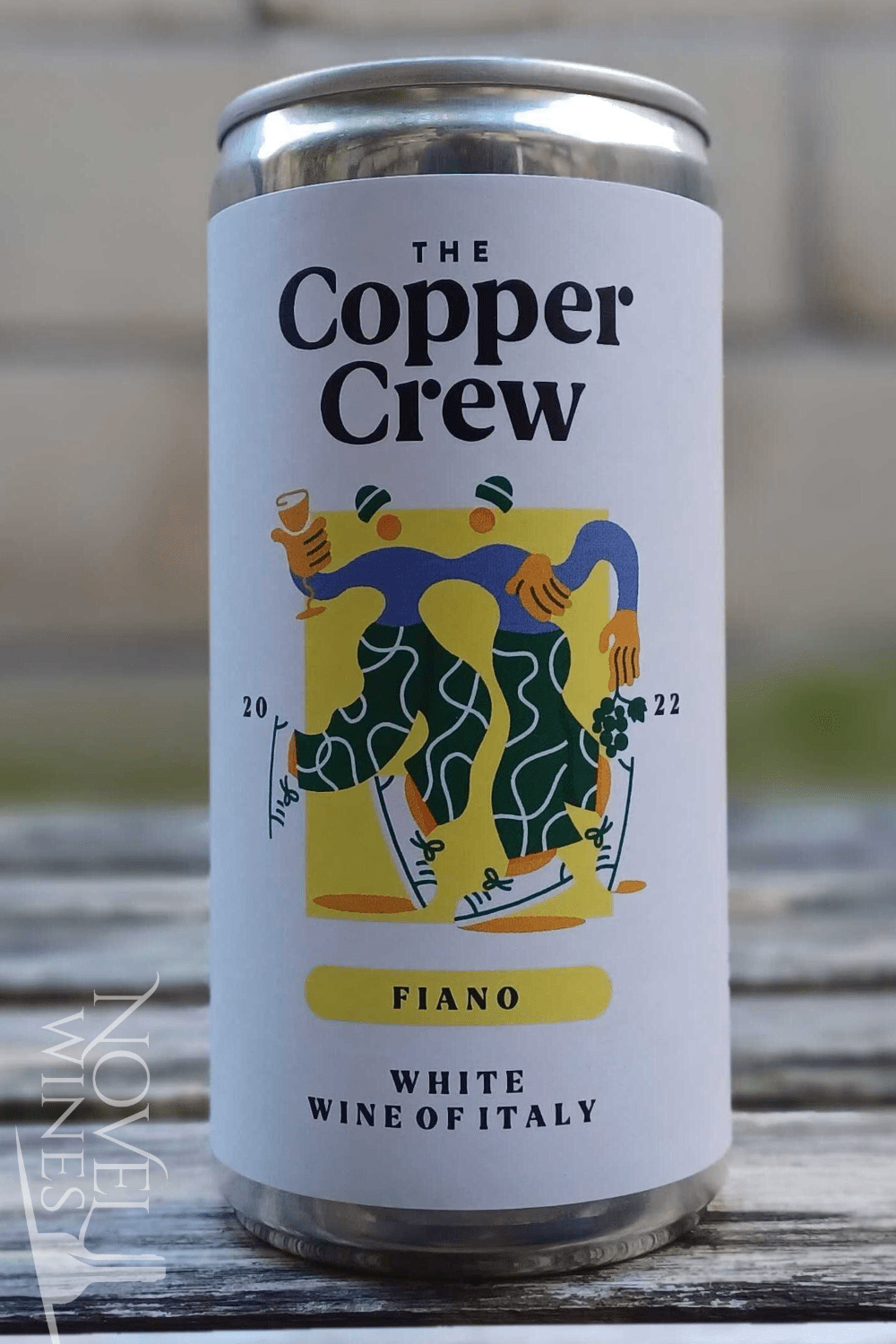 Novel Wines Canned Wine Co. The Copper Crew Fiano Organic, Italy