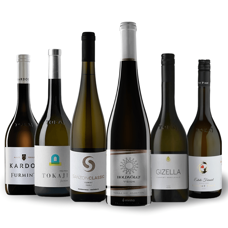 Novel Wines Mixed Case Fabulous Furmint Dry Case (inc free Tokaj Guide book) - Six Bottle Mixed Case Offer