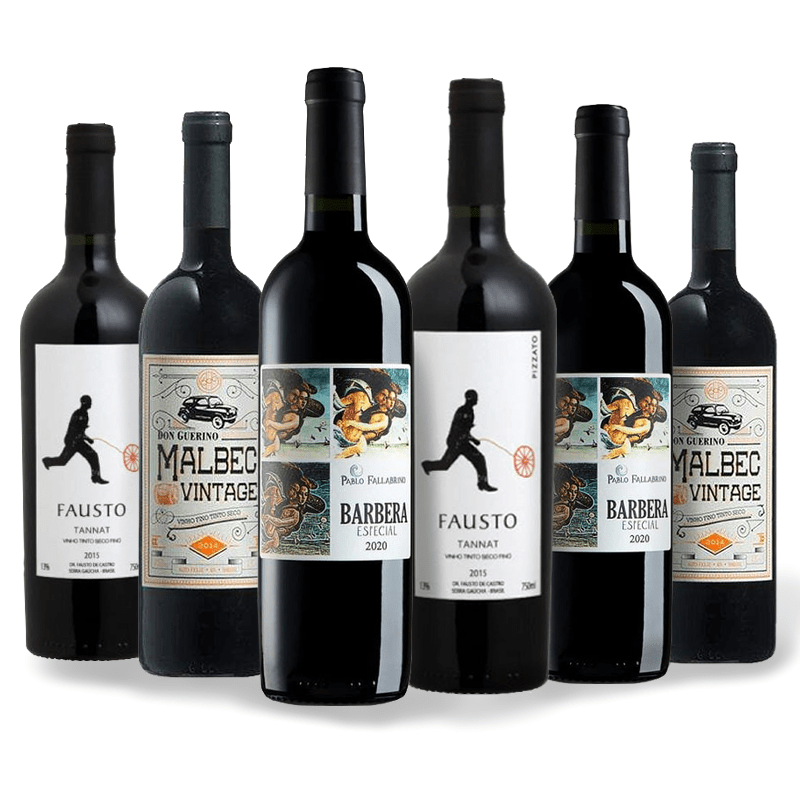 Novel Wines Mixed Case Full-Bodied Red Wines from The Americas - Six Bottle Mixed Case Offer