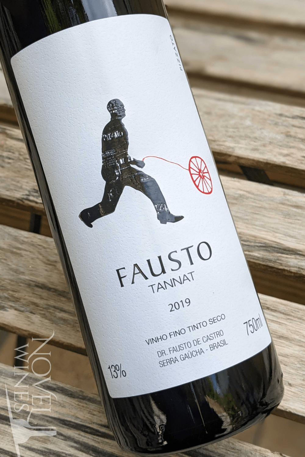 Pizzato Red Wine Pizzato Fausto Tannat 2019, Brazil