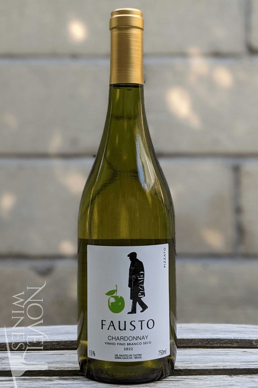 Pizzato White Wine Pizzato Fausto Chardonnay 2022, Brazil