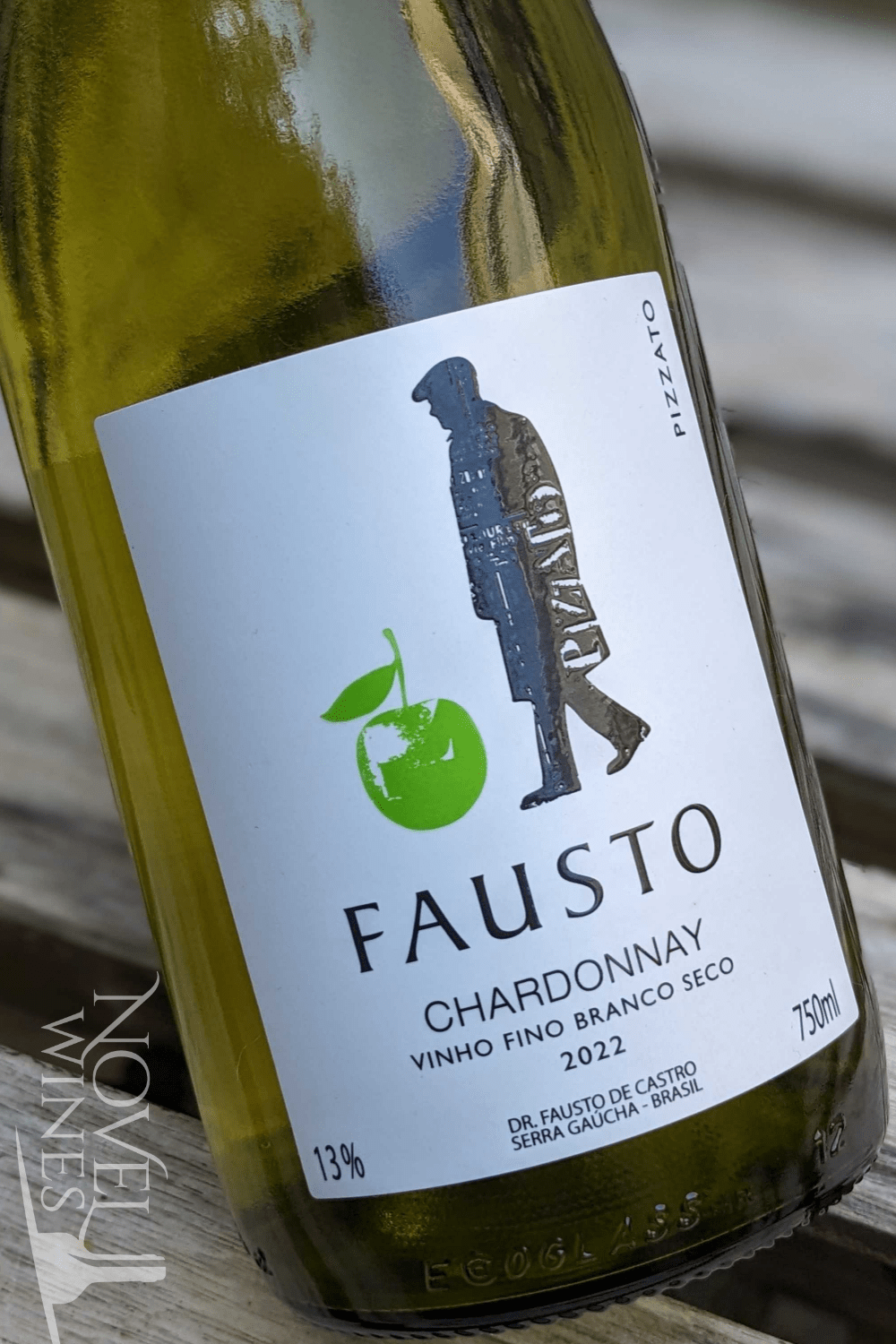 Pizzato White Wine Pizzato Fausto Chardonnay 2022, Brazil