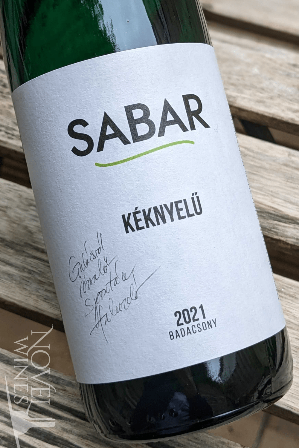 Sabar White Wine Sabar Keknyelu Kõmagas 2020, Hungary