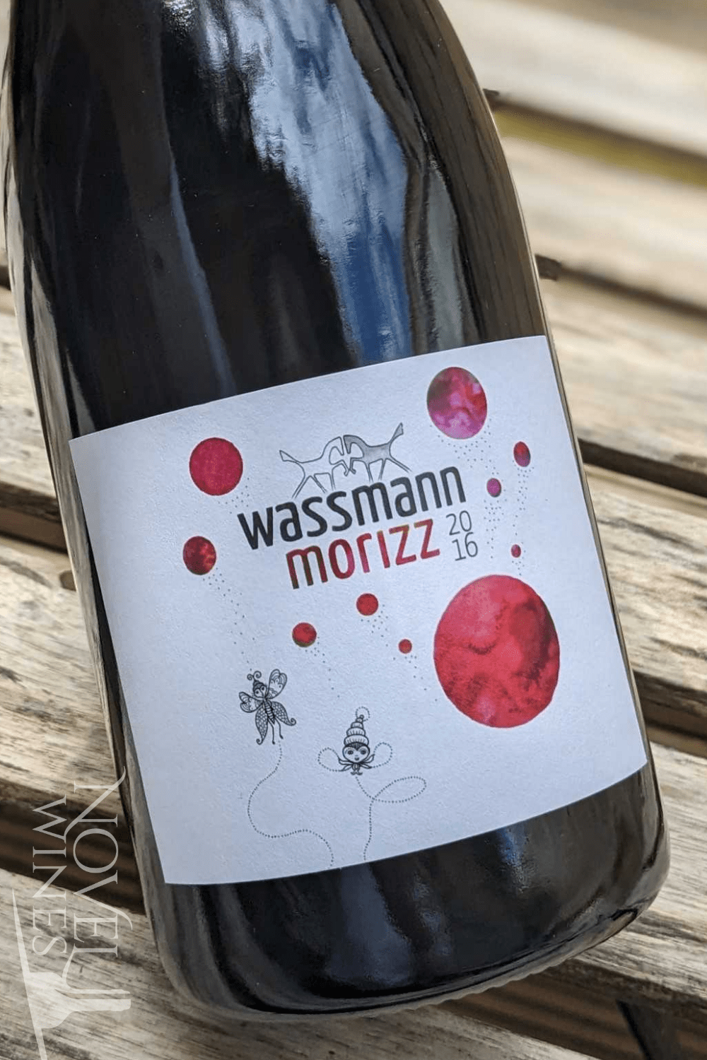 Wassmann Sparkling Wine Wassmann Morizz Portugieser Traditional Method Sparkling Red 2016, Hungary